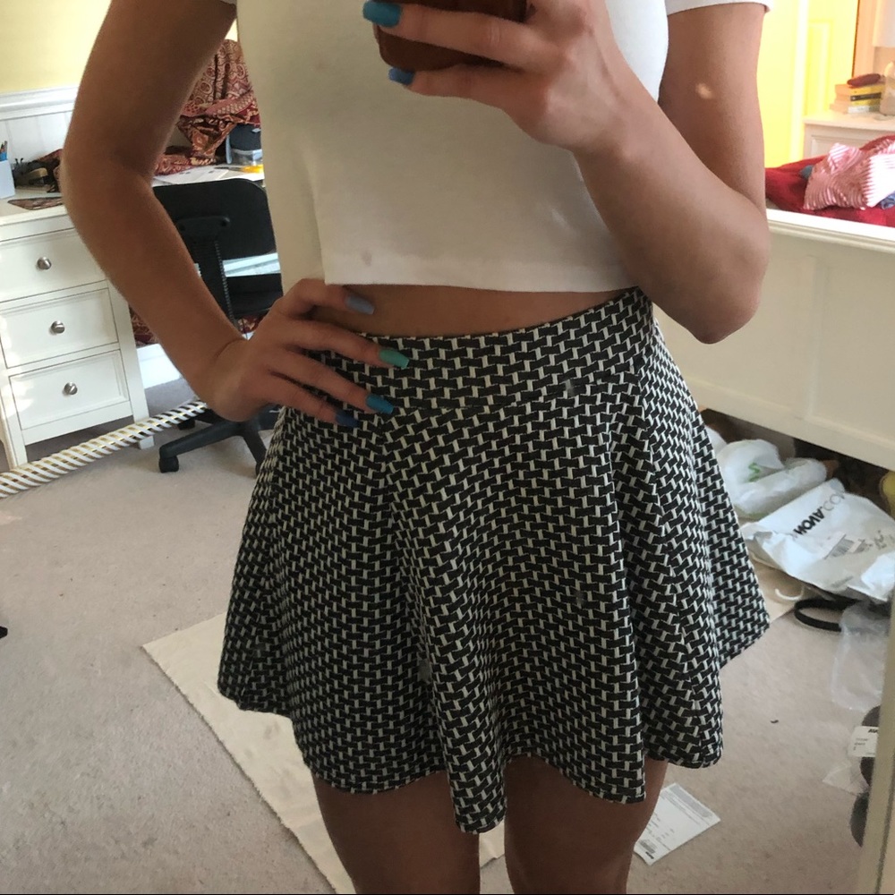 Aeropostale Patterned Skater Skirt